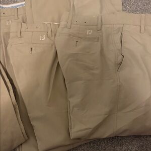 FootJoy Men's Khaki Chinos (5 Pairs) 30/30